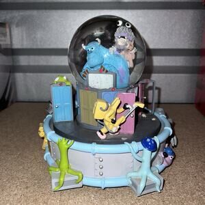 DISNEY MONSTERS INC SNOW GLOBE IF I DIDN’T HAVE YOU MOTION- FLAWED - SEE PHOTOS
